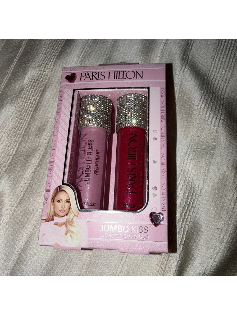 Paris Hilton Jumbo Kiss Lip Gloss duo
